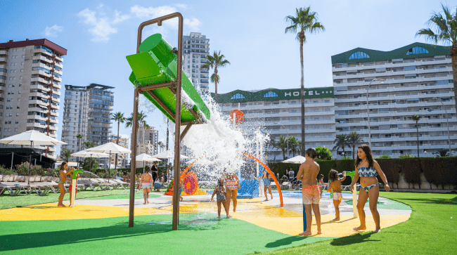 Hoteles en la playa para niños