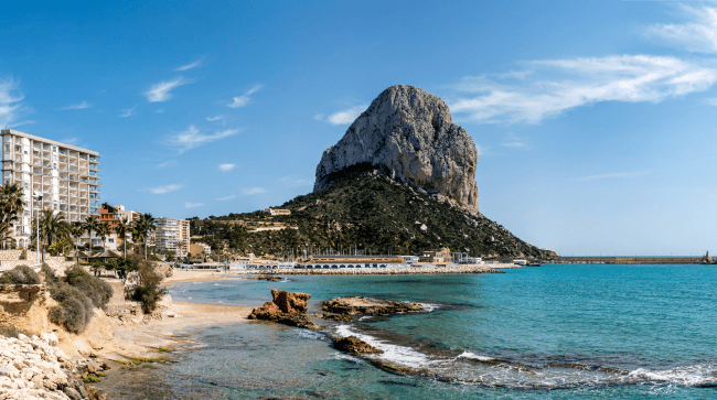 Playta de Cantal Roig en Calpe